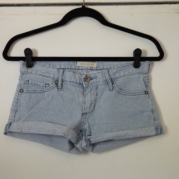 Bullhead Striped Low-Rise Shorts - Picture 1 of 1